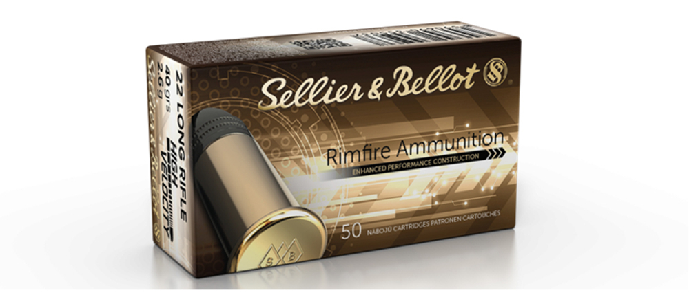 Патрон .22 LR S&B HV, 2.56 гр/40 grs
