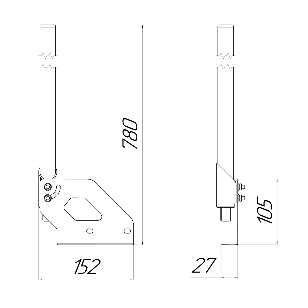 Всенаправленная (круговая) 10 дБ 4G/WiFi антенна KC10-2300/2700 Белая