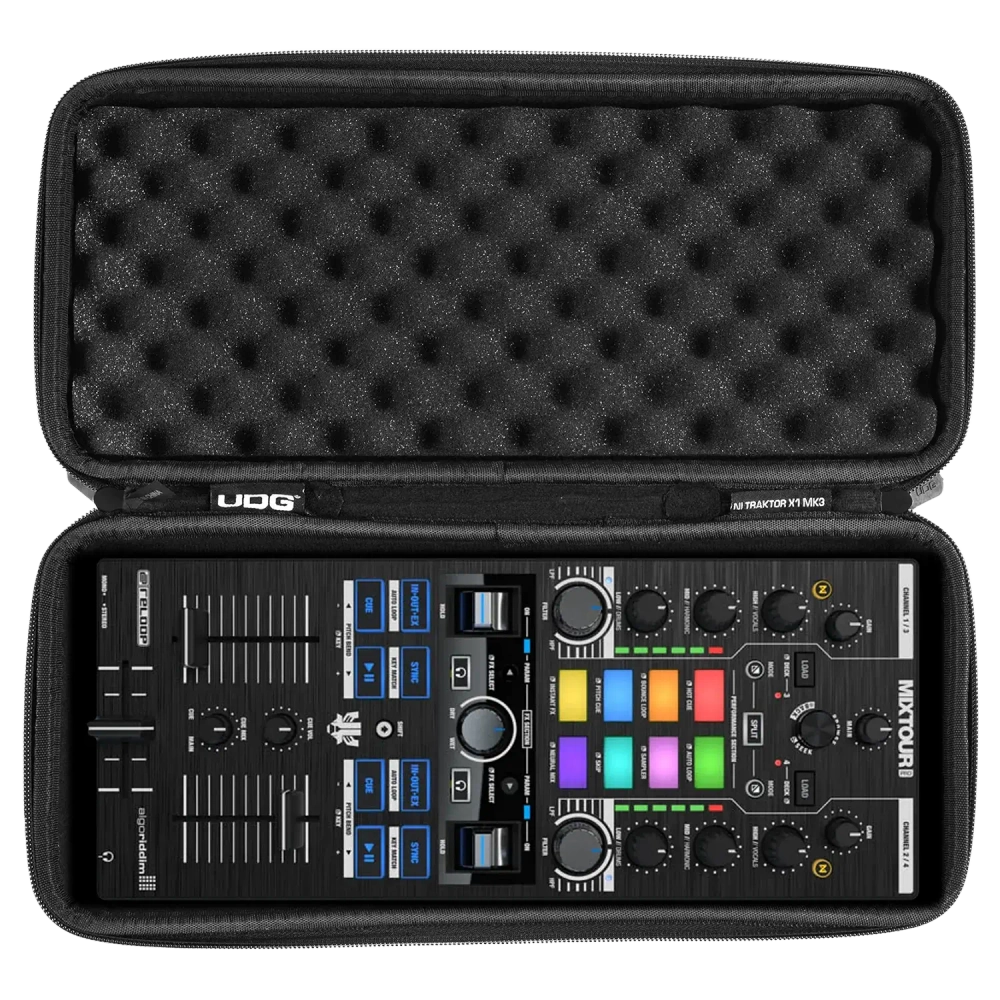 Кейс UDG Creator NI Traktor Z1 MK2/ X1 MK3/ Reloop Mixtour Pro Hardcase Black