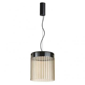 Подвесной светодиодный светильник 20W 4000К 5047/20L чёрный/янтарный Pillari Odeon Light
