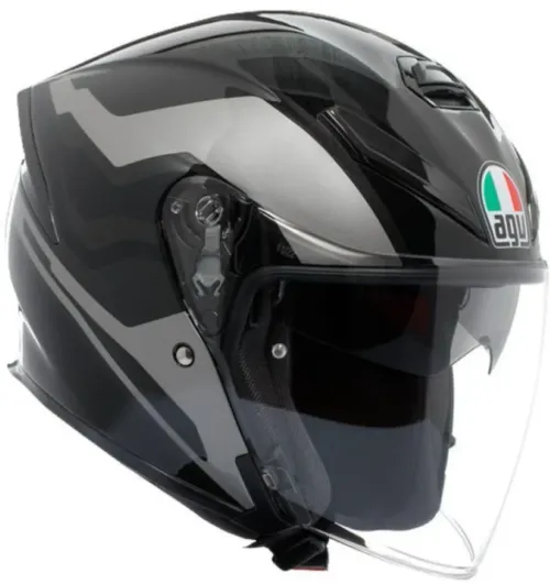Купить Мотошлем Открытый AGV K5 Jet Evo / Серо-черный