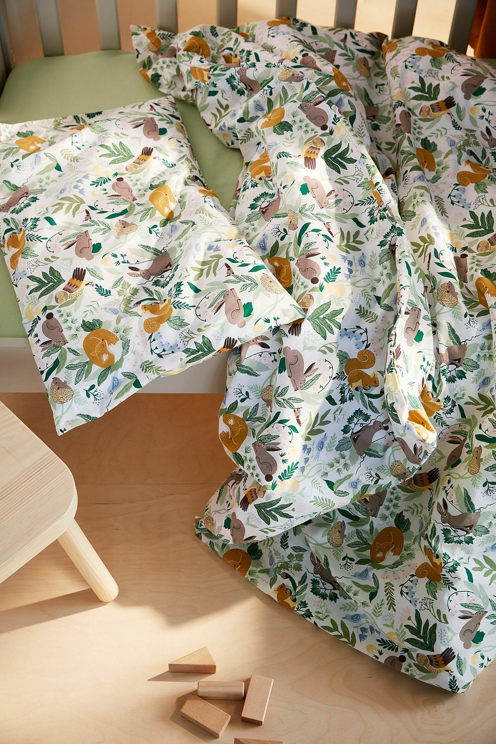 Комплект постельного белья IKEA TROLLDOM (ТРОЛЛДОМ), Детский, Разноцветный, 60х120 см