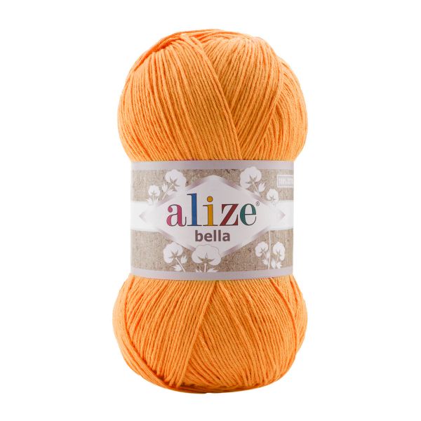 Пряжа Alize (Ализе) Bella 100 / уп.5 мот. по 100 г, 360м, 083 тыква A