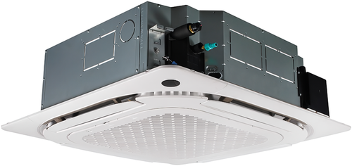 Сплит-система кондиционер кассетный Midea MCD1-36HRN1-R/MOU-36HN1-LR/T-MBQ4-04A1 на 100 м²
