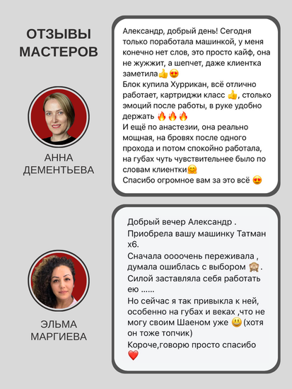TATMAN X6 - Машинка для профессионального татуажа и тату