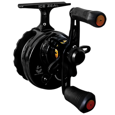 Катушка инерционная Black Side Ice Zeal Зимняя 4+1bb BSIZ60 3.6:1 160г 0.28/0.30мм-100/70м