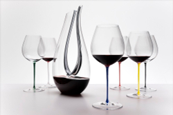 Набор бокалов для красного вина 6шт 705мл Riedel Fatto a Mano Old World Pinot Noir с разноцветными ножками