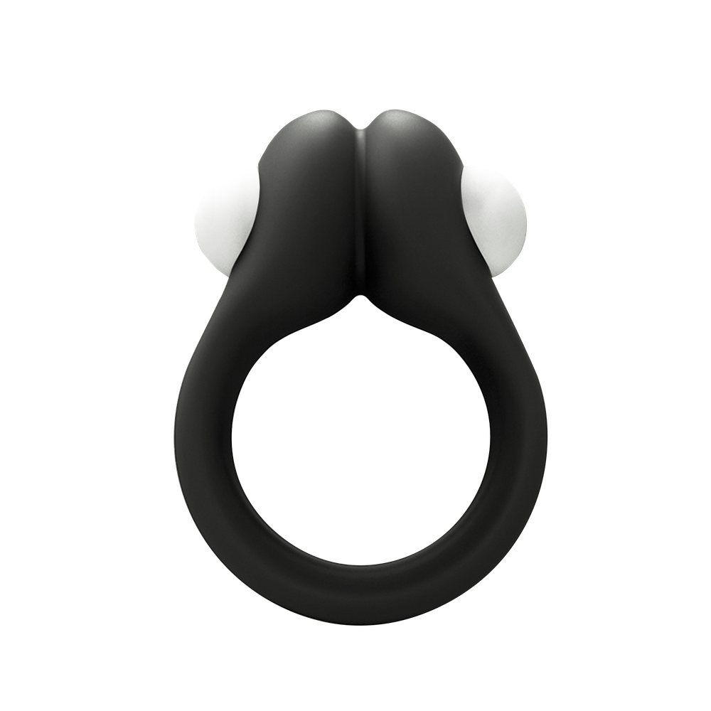 Эрекционное кольцо Zippy Vibrating Ring With Bullet Black 33669AL