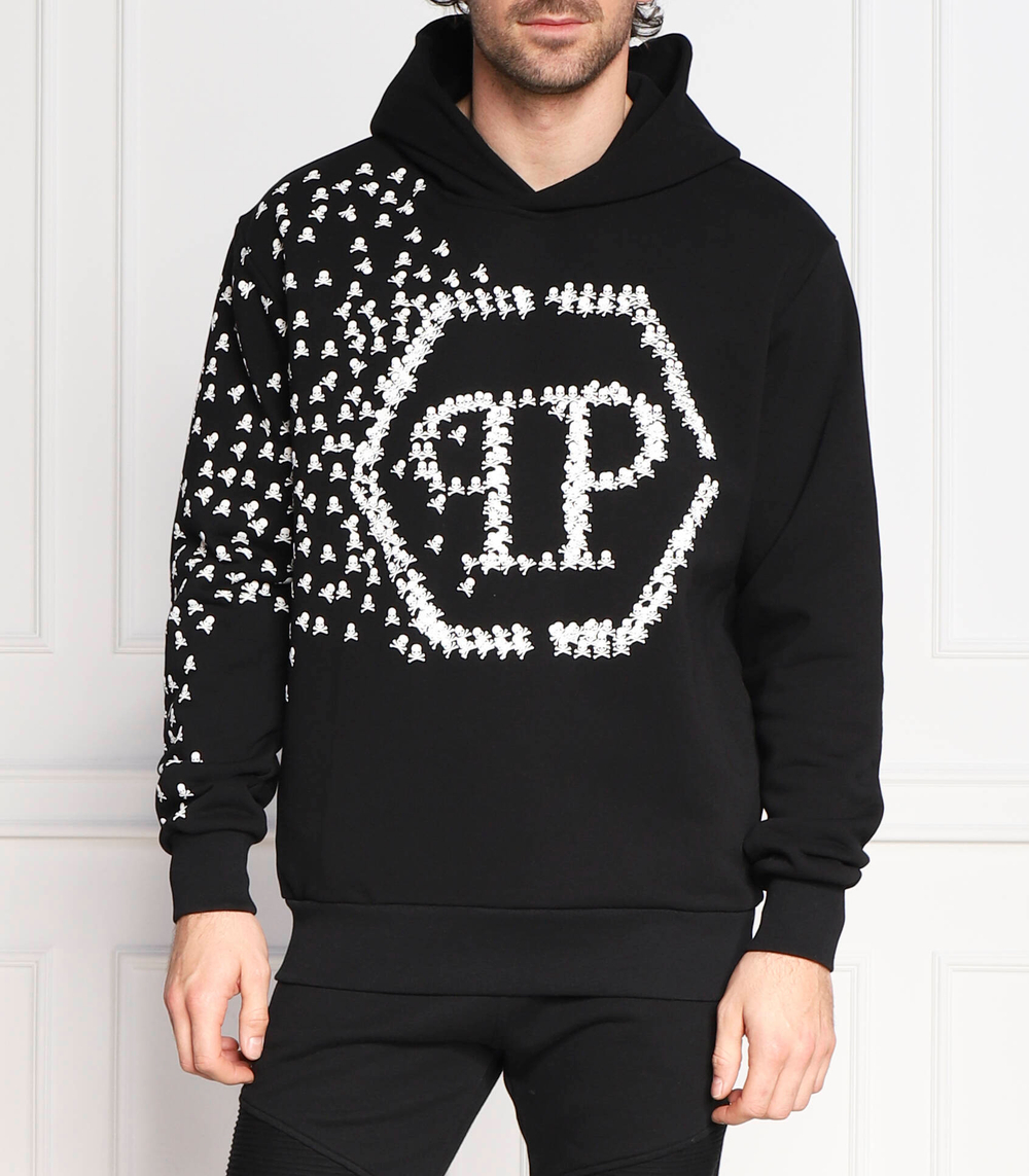Худи Philipp Plein - черный(MJB2948 PJO002N)