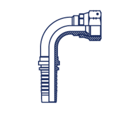 Фитинг DN 10 DKI (Г) 16x1.5 (90)