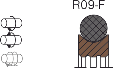 Уплотнение штока R09-F 140x151x4.2 Aksios