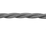Витой ретро провод Серый Retrika RP-215010 / 2х1,5