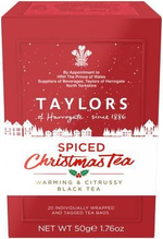 Taylors Рождественский черный чай со специями, 20 пакетиков, 50 г (Великобритания)
