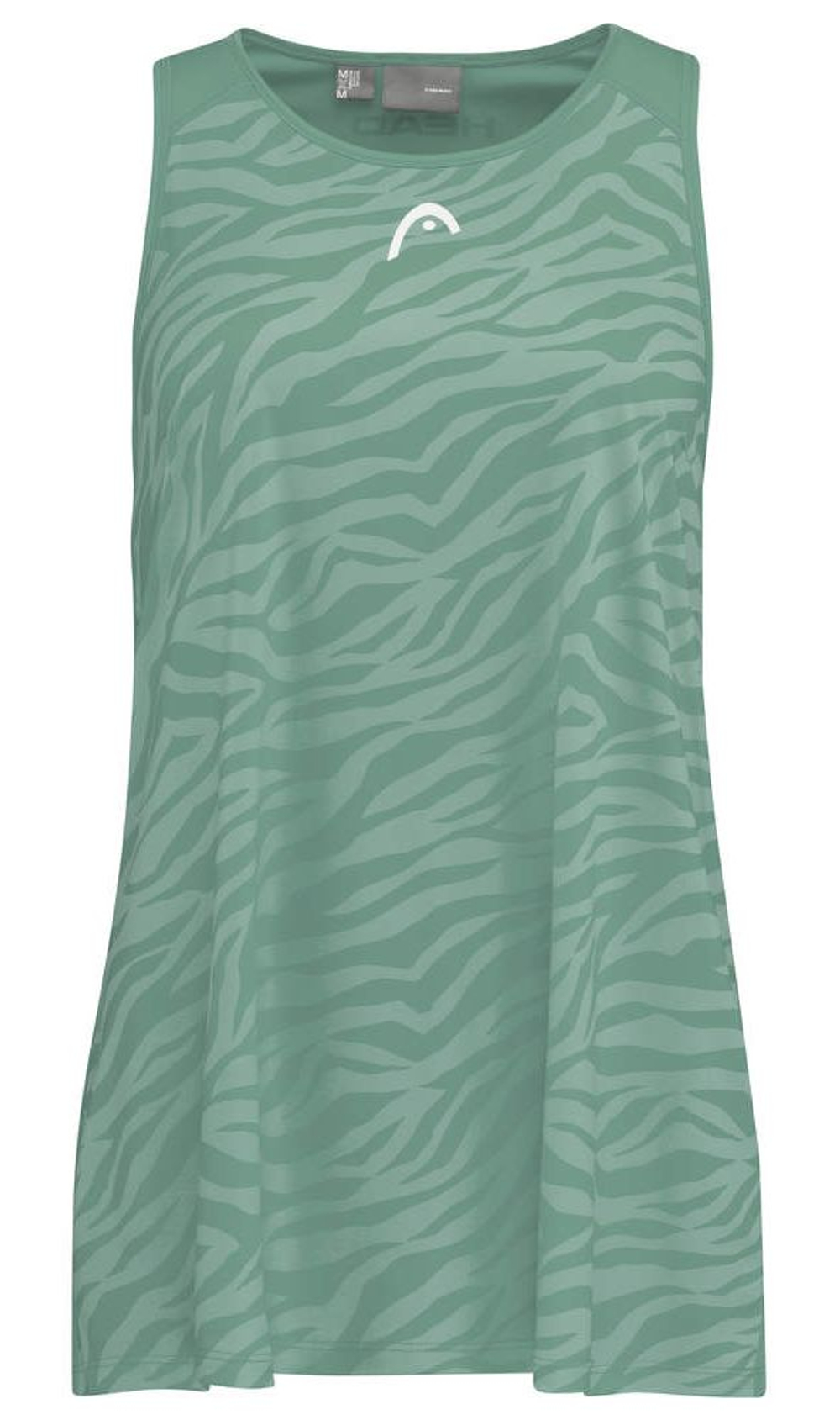 Детская майка Head Agility Tank Top G - nile green/print vision