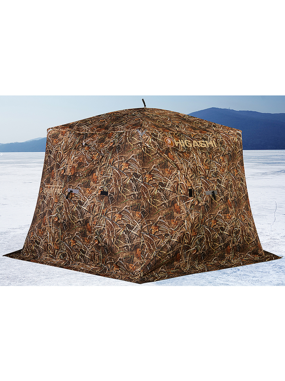 Палатка для зимней рыбалки HIGASHI Camo Chum Pro DC
