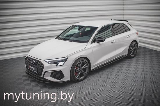 Сплиттеры накладок на пороги для AUDI A3 S-Line/S3 8Y (20-...)