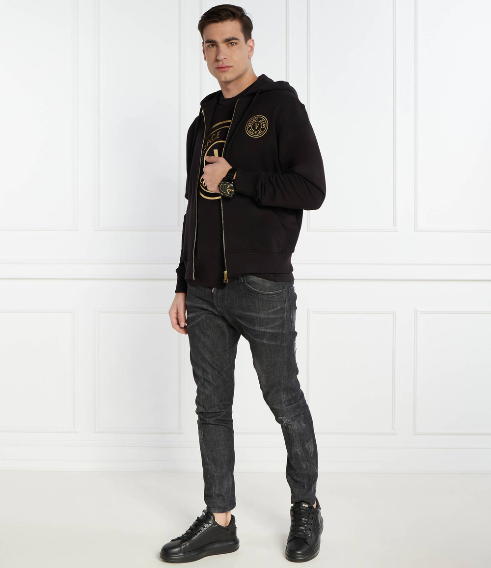 Худи Versace Jeans Couture - черный(76GAIT02CF01T)