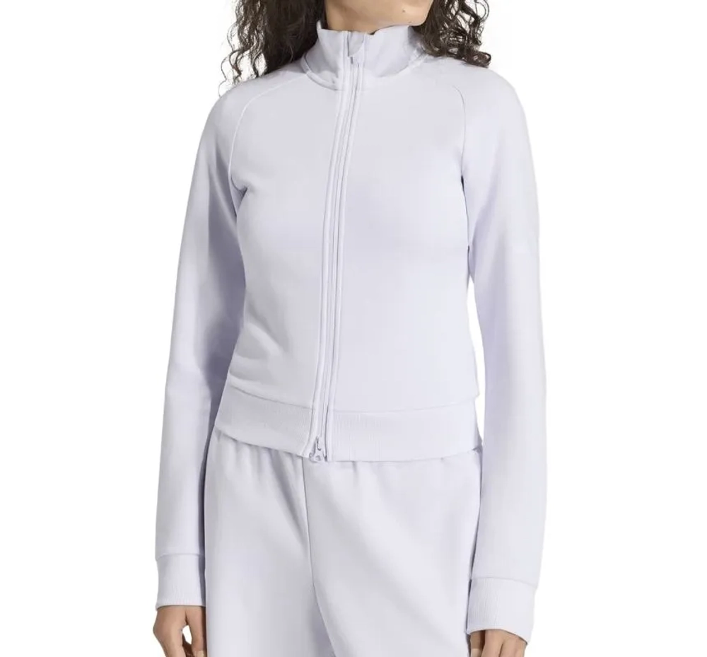 Женская теннисная куртка Adidas Soft Lux Slim Track Top - frozen purple