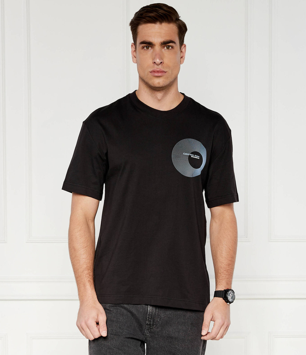 Футболка CIRCLE FREQUENCY CALVIN KLEIN JEANS - черный(J30J325200)