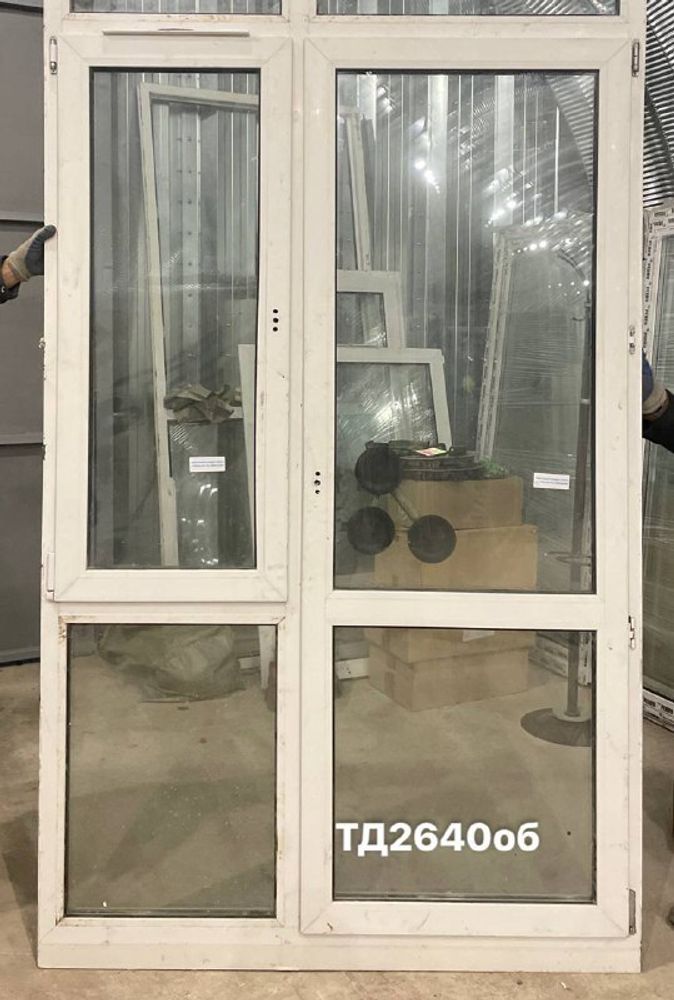 Дверь Пластиковая Б/У 2220(в) х 1440(ш) Балконная