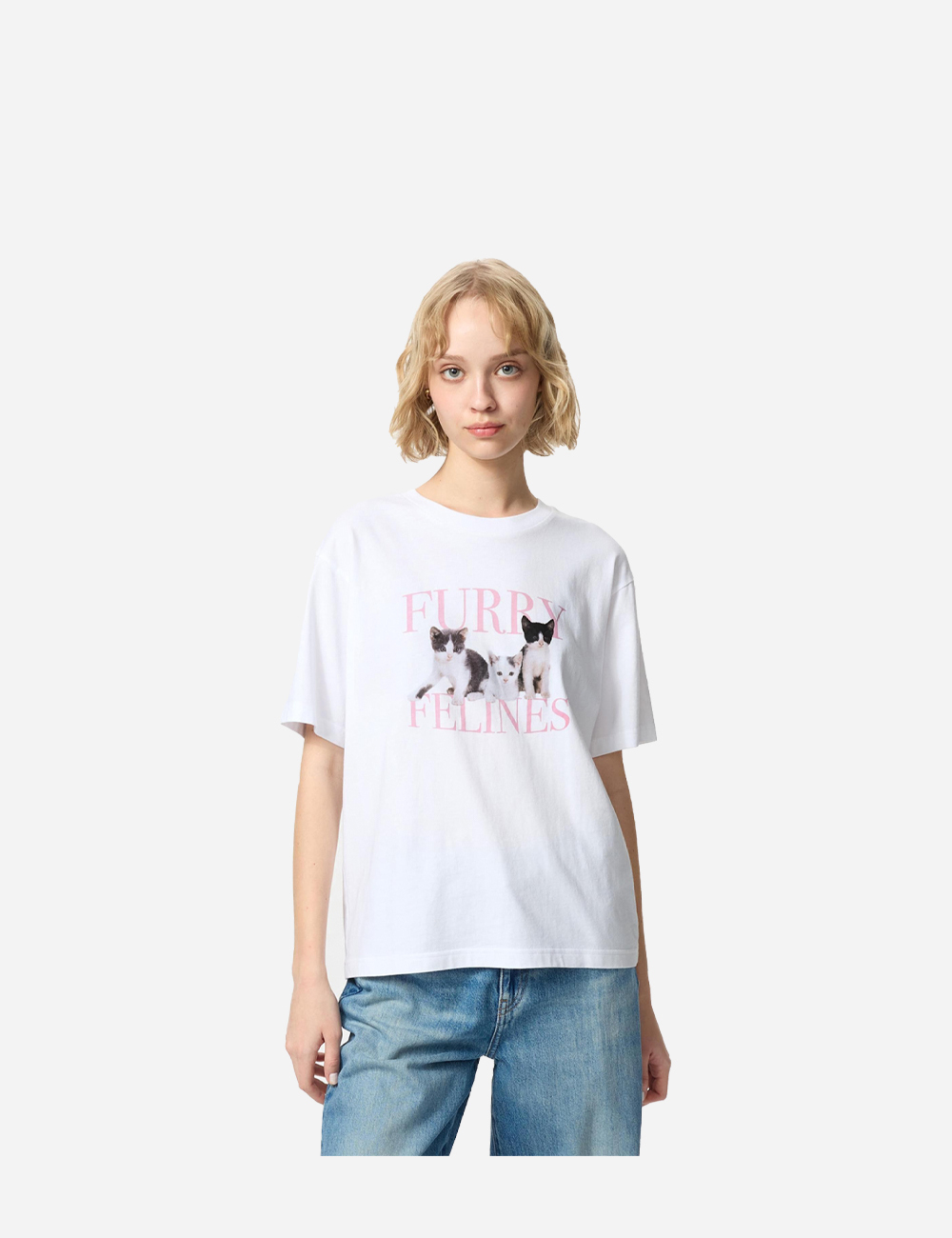 Uniqlo Furry Felines T-Shirt
