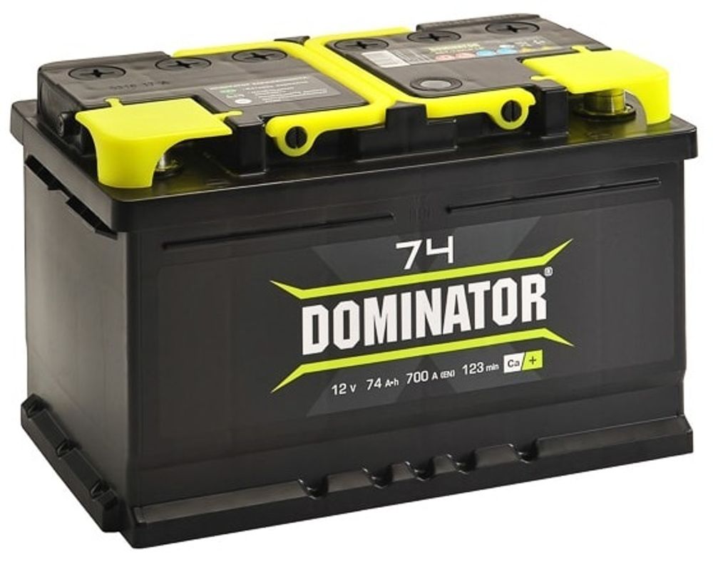 DOMINATOR 6СТ- 74 R (низкий) аккумулятор DOMINATOR 6СТ- 74 R (низкий) аккумулятор