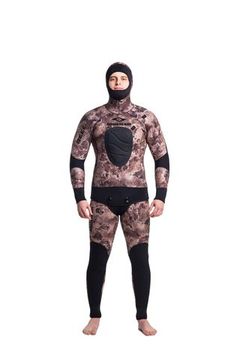 Гидрокостюм AquaTeam Reef 7 мм коричневый