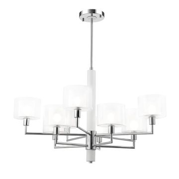 Люстра Е14 Maestro SP-PL5+5 Chrome хром Crystal Lux