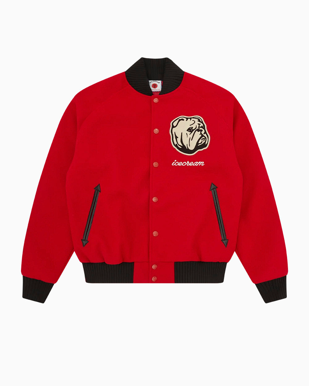 Бомбер ICECREAM Bulldog Varsity Jacket