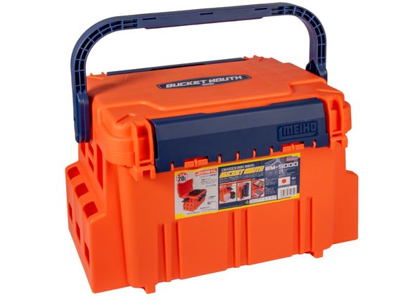 Ящик рыболовный Meiho BUCKET MOUTH BM-5000 Orange 440293 293