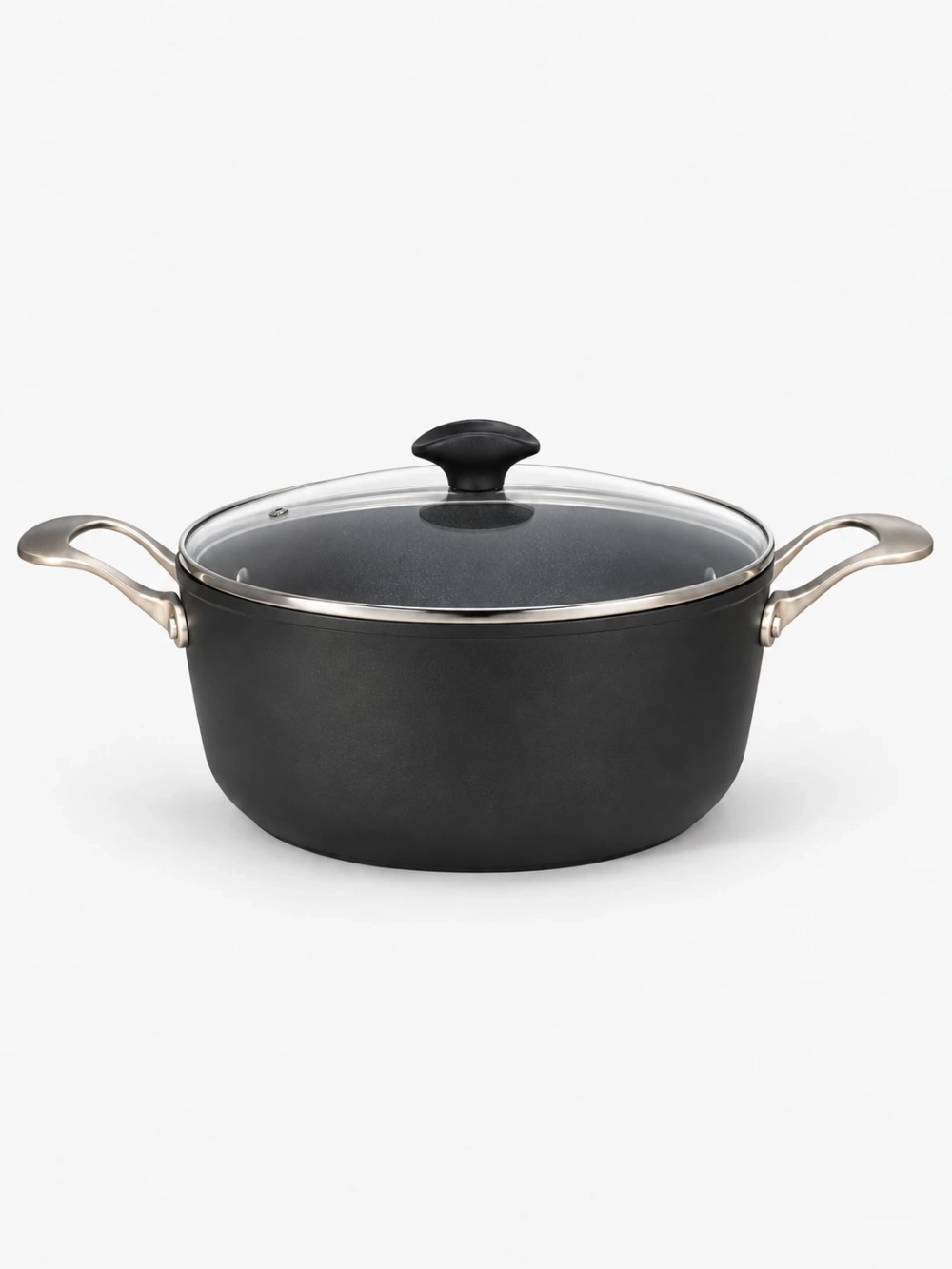 Кастрюля с крышкой TVS Cooking Deluxe Induction 24 см, 4 л