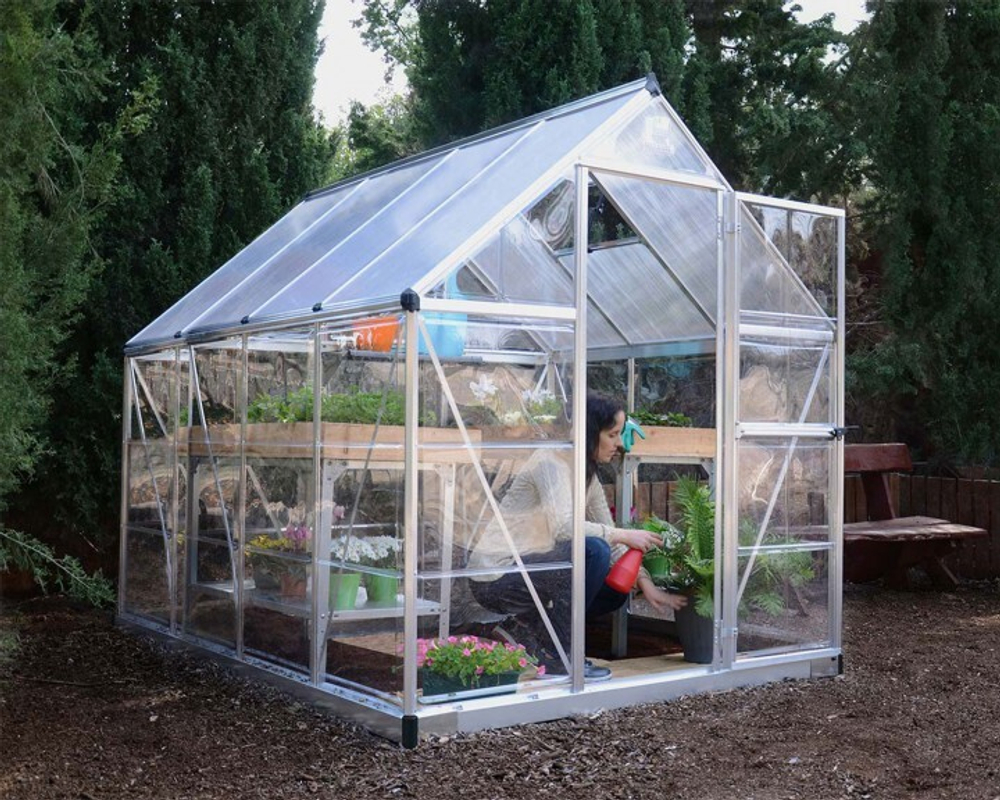 Садовый павильон - оранжерея Palram Hybrid 6 x 8 ft