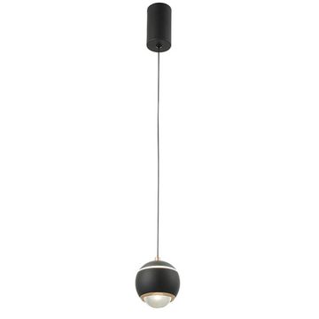 Светильник подвесной 4,6W 4000K CARO SP LED BLACK черный Crystal Lux