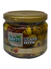 Оливки зеленые Sosero на гриле, 290 г, 3 шт