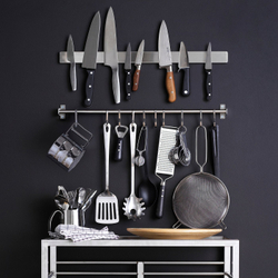 IKEA KUNGSFORS  (ИКЕА КУНГСФОРС)  -  Рейка - нержавеющая сталь 56 см