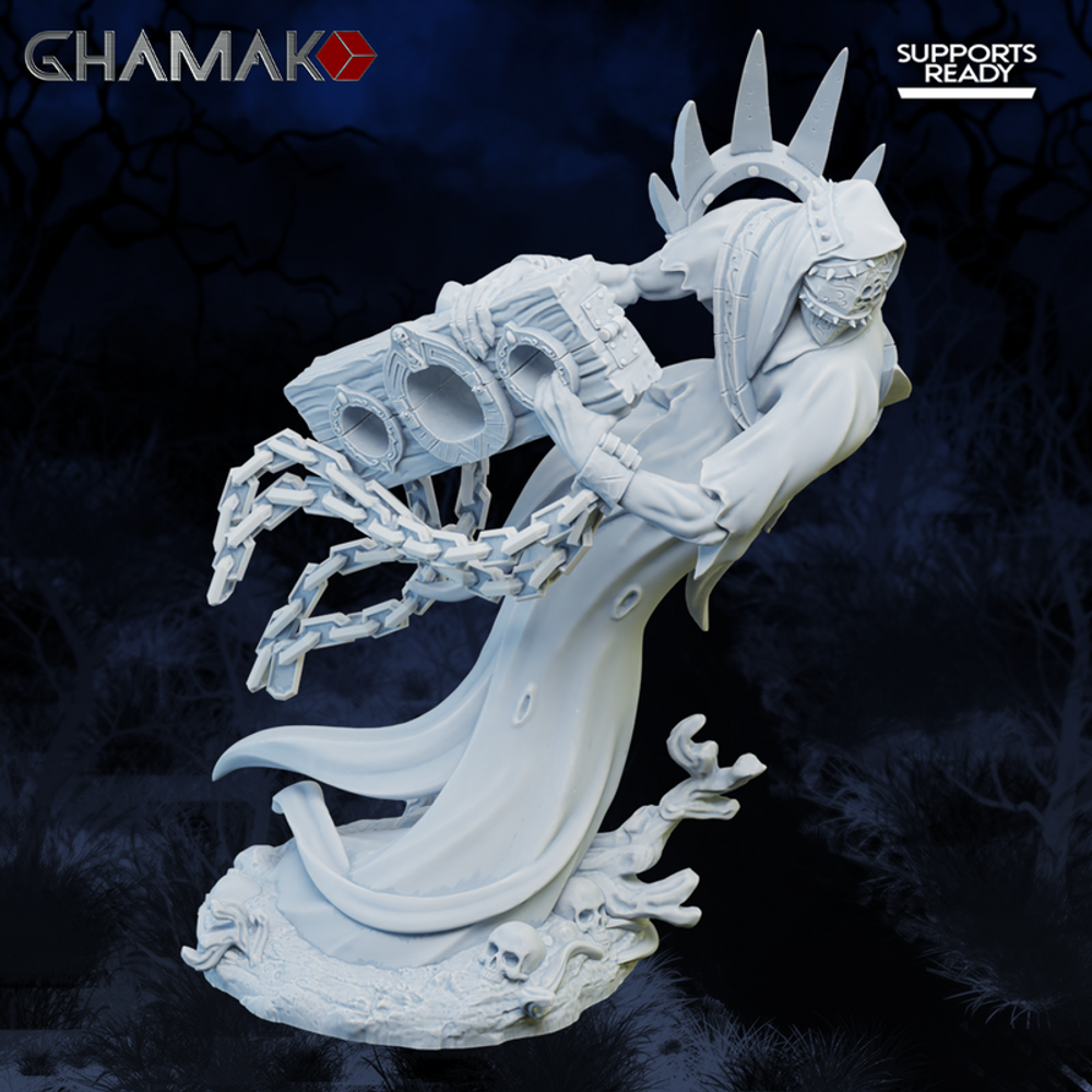 Grand Alliance Death Nighthaunt Krulghast Cruciator Призрачный узник №2 миниатюра для dnd, днд, pathfinder, фентези, Настольная игра, НРИ, Варгейм, РПГ