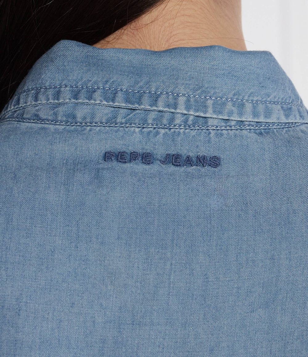 Платье с ремешком ERINE Pepe Jeans London - голубой(PL953485)