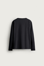ФУТБОЛКА КЛАССИЧЕСКОГО КРОЯ С ВЫРЕЗОМ «ЛОДОЧКА» — ZARA