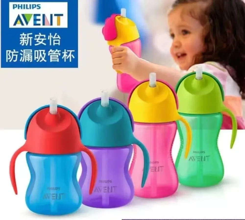 Поильник с трубочкой Philips AVENT SCF793/02, 200 мл, с 9 месяцев, фиолетовый