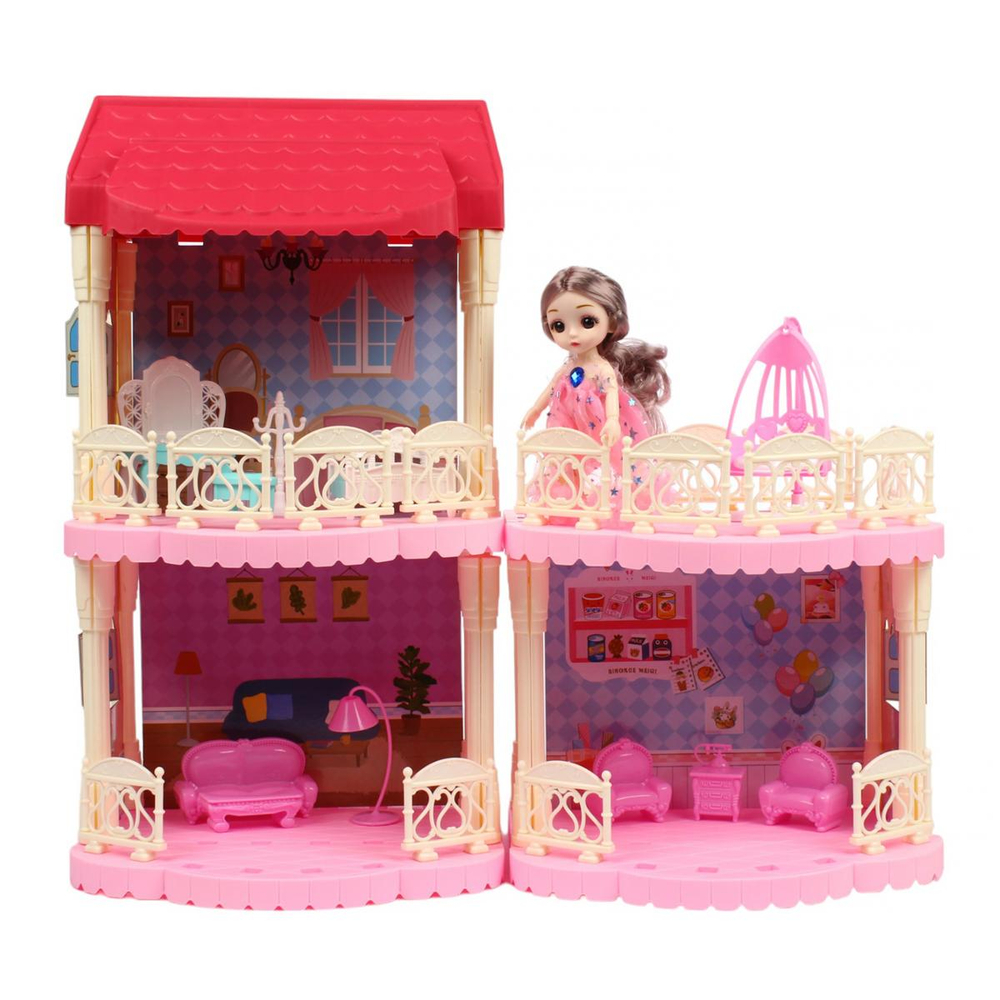 Игрушечный Дом с аксессуарами, 556-5
