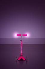 Самокат Mini Micro Deluxe Magic LED розовый