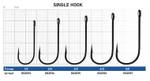 Крючок Single Hook ZUB 604 # 2/0 (упак. 5 шт)