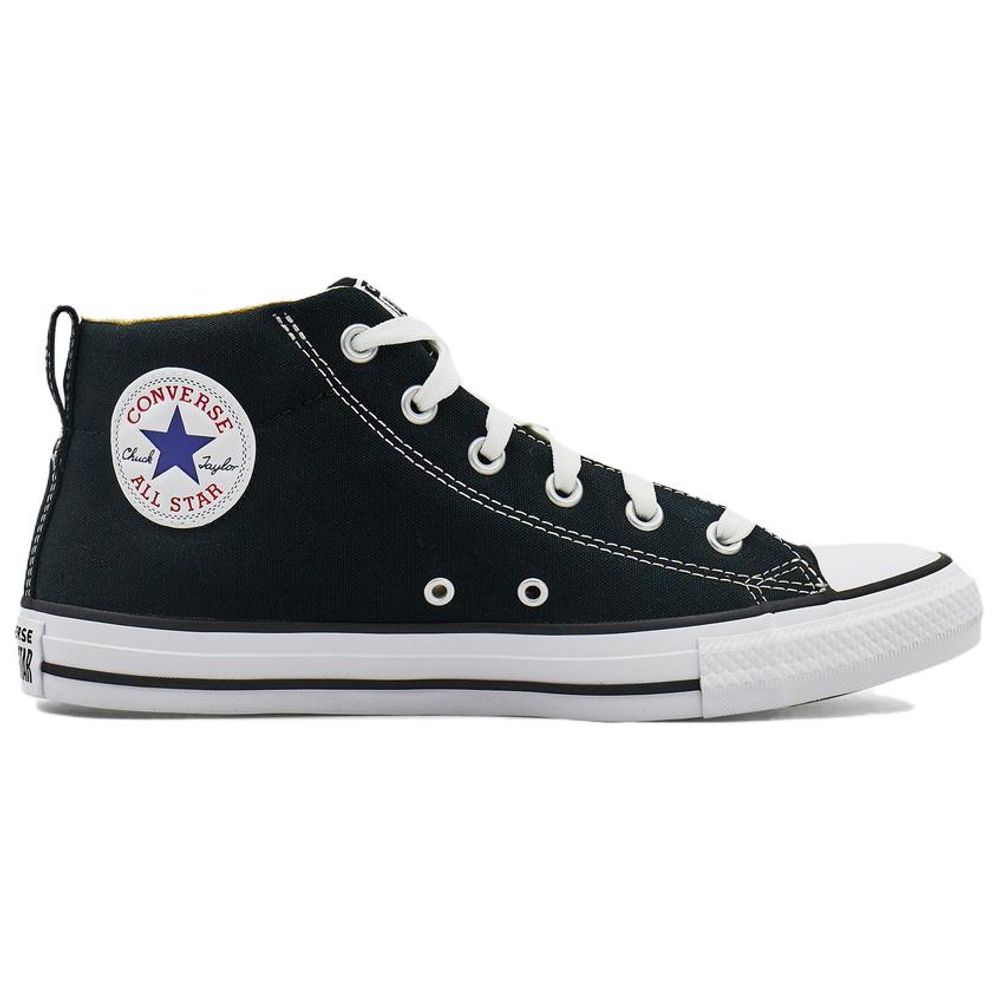 Converse Canvas Shoes Unisex Mid top Black