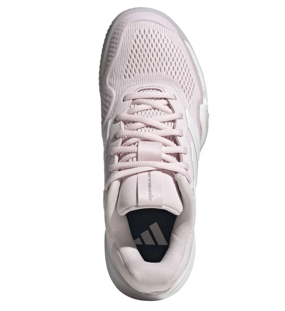 Женские теннисные кроссовки Adidas Barricade 14 W Clay - distilled pink/cloud white/cloud white