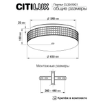 Citilux Портал CL32410G1 LED RGB Люстра хрустальная с пультом Хром