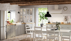 IKEA LERHYTTAN  (ИКЕА ЛЕРХЙТТАН)  -  Фасад ящика - светло-серый 40х20 см