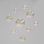 Подвесной светодиодный светильник 50231/1 LED хром/янтарный