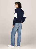 Свитер FLAG RUGBY Tommy Jeans - темно-синий(DW0DW18677)