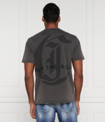 Футболка Run the risk Just Cavalli - графитовый(77OAHC03CJW61)