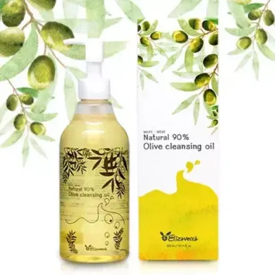 Гидрофильное масло с оливой ELIZAVECCA Natural 90% OLIVE Cleansing Oil 300 мл